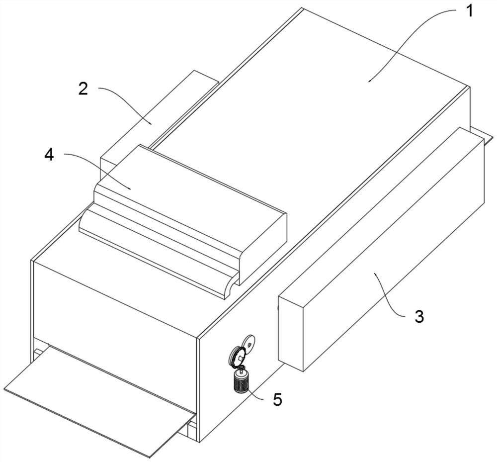 Automatic efficient moisture removal device for non-woven fabric drying oven