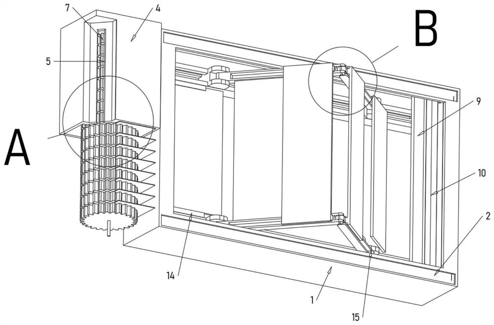 Portable display device based on computer English teaching