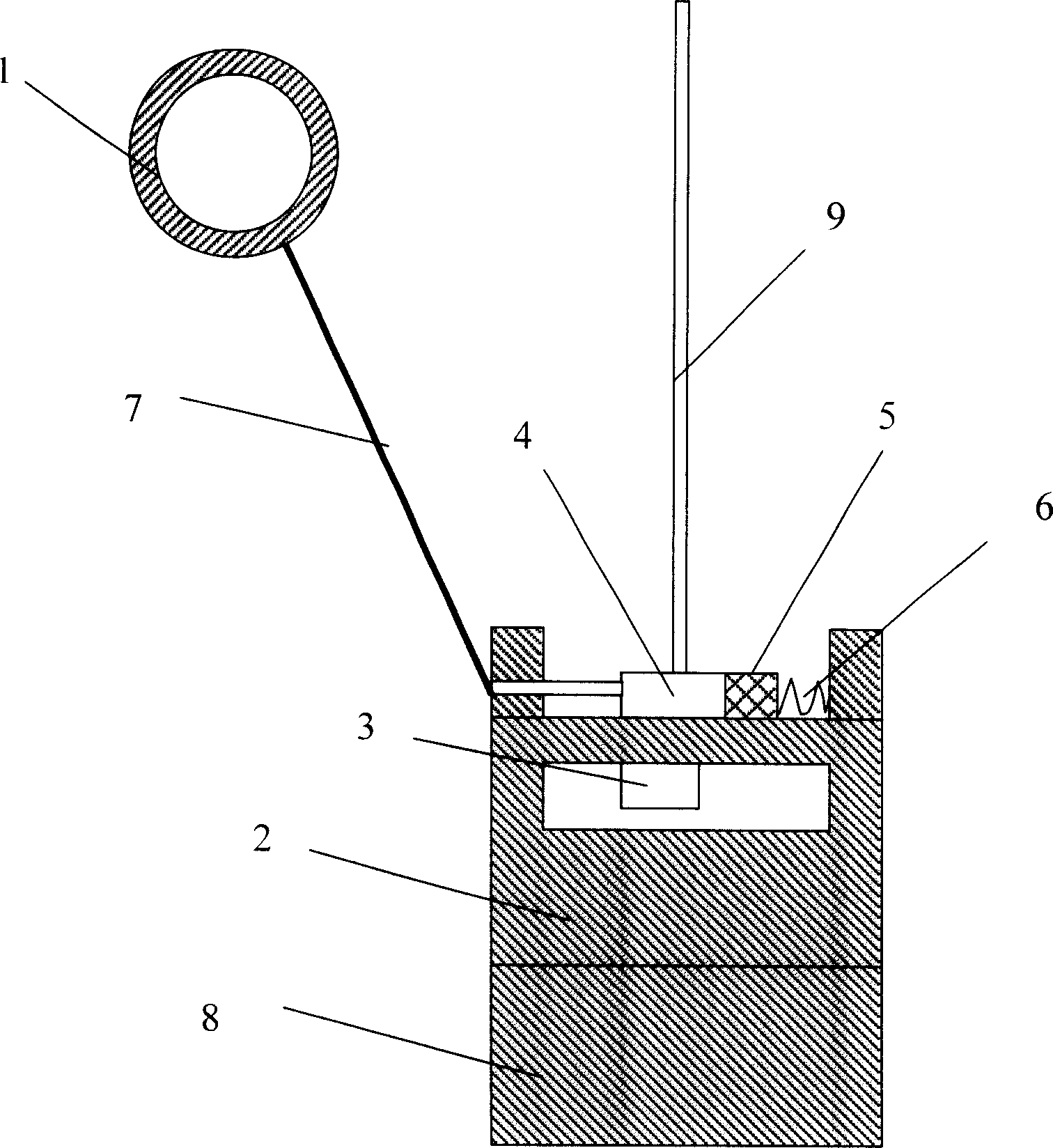 Liquid level switch by magnetic control