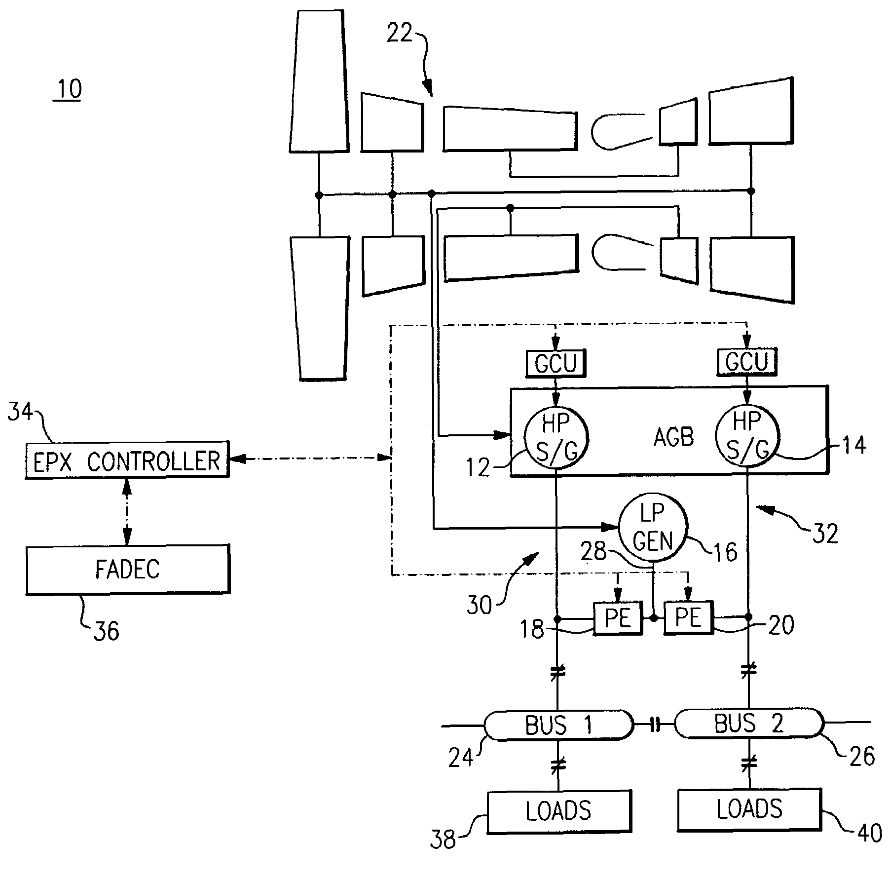 Integrated electrical power extraction for aircraft engines