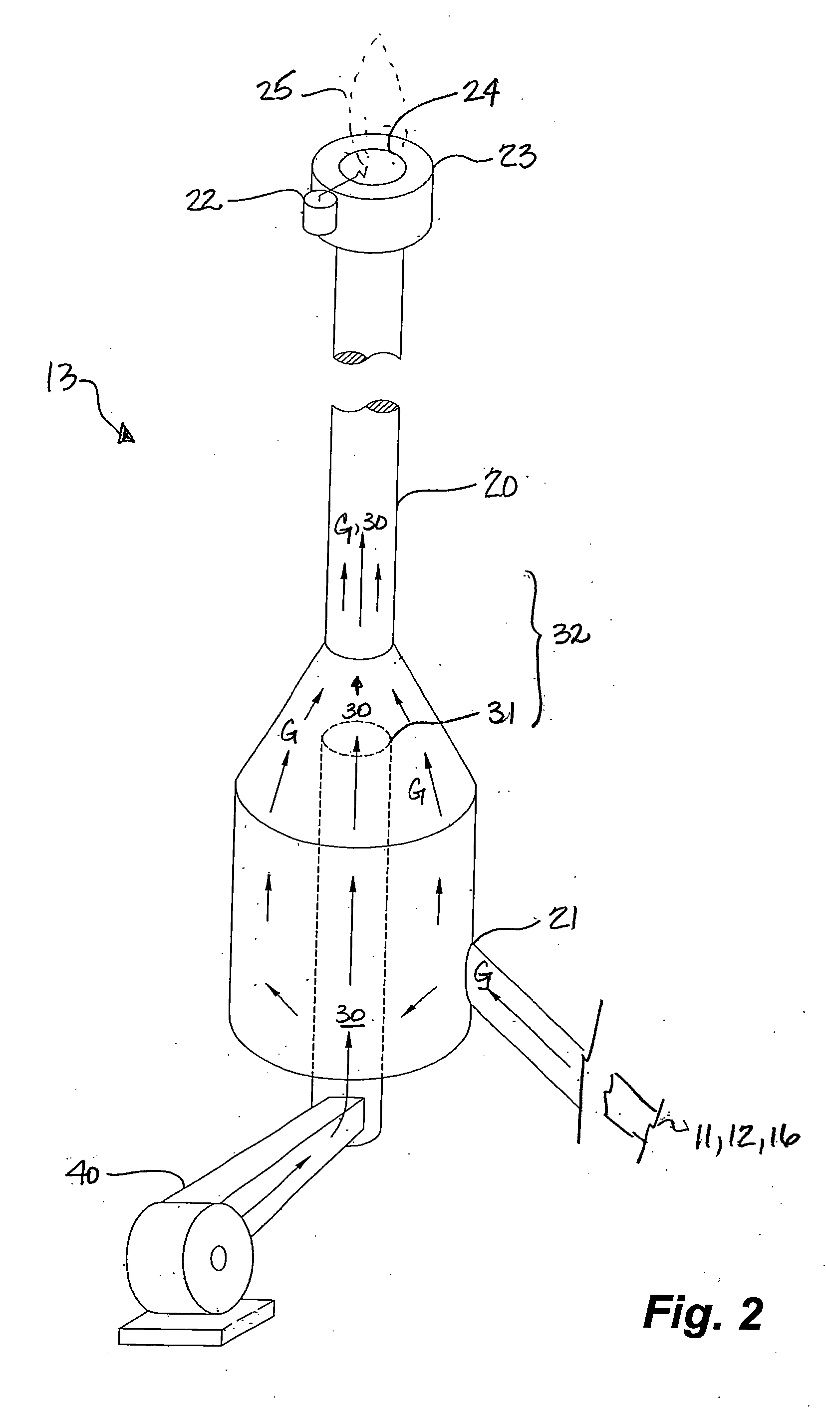 Continuous positive flow backflash prevention system