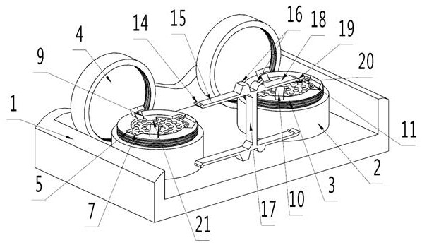 Portable orthokeratology taking and wearing storage box