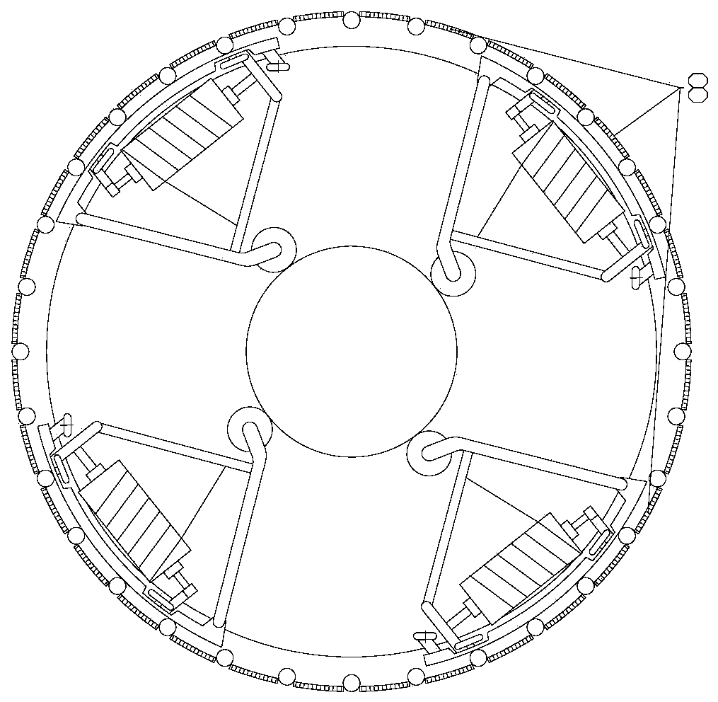 A plastic circular loom