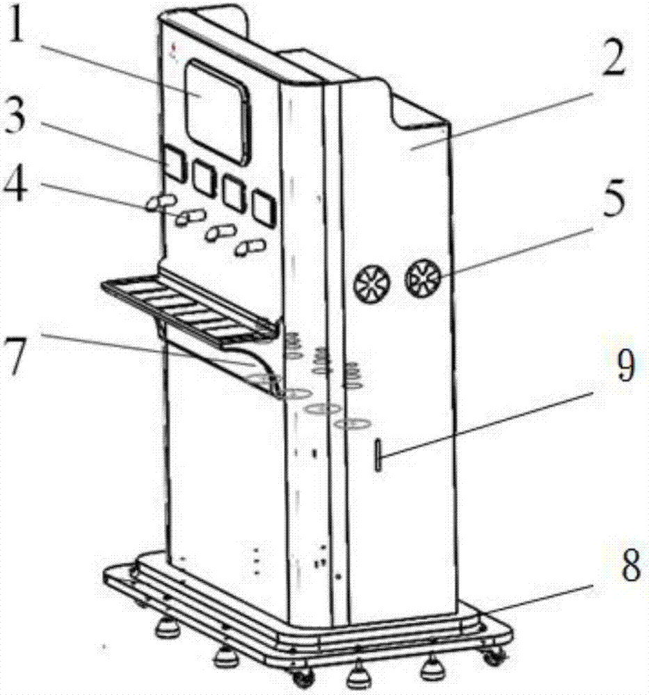 A wine vending machine