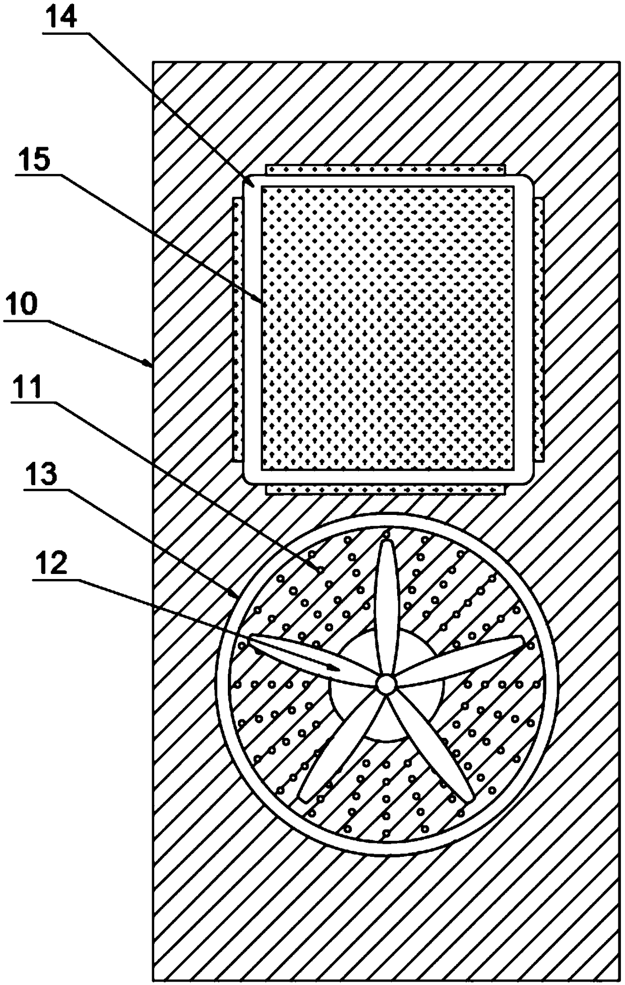 Heat dissipation device and a heat dissipation method of a hard disk