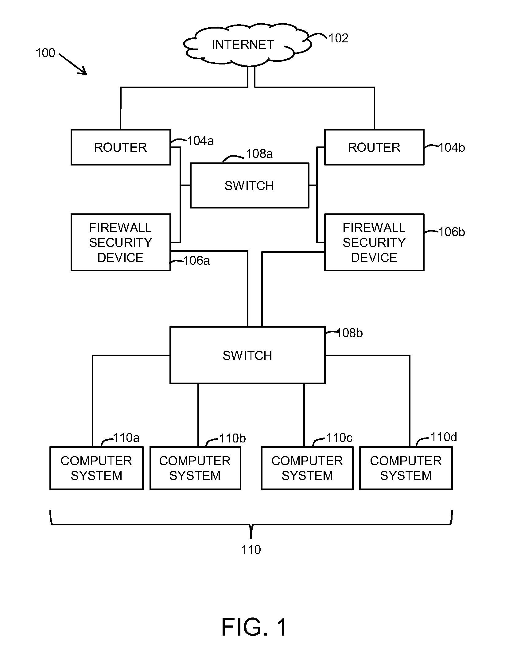 Load balancing in a network with session information