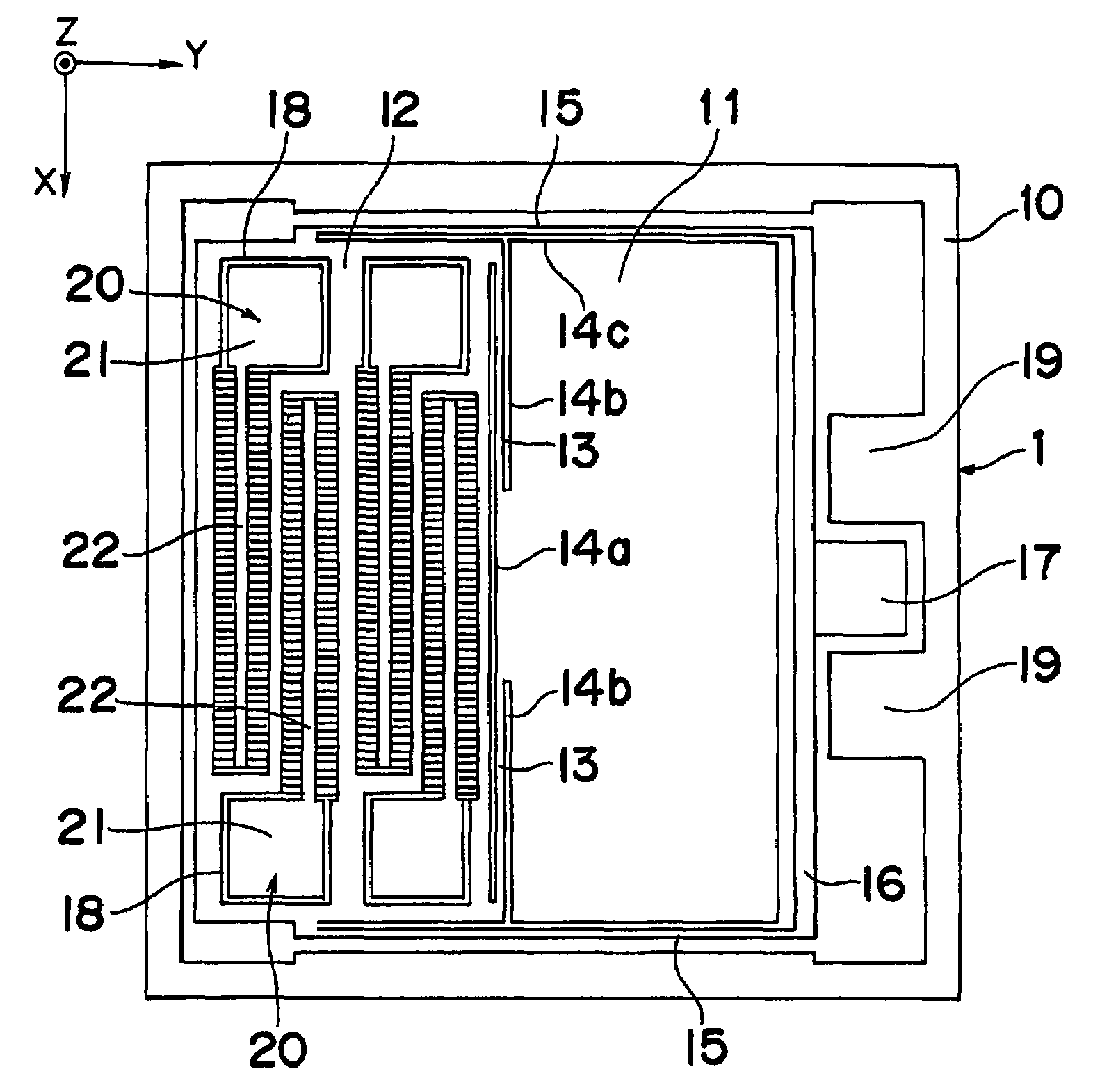 Gyro sensor and sensor apparatus using same