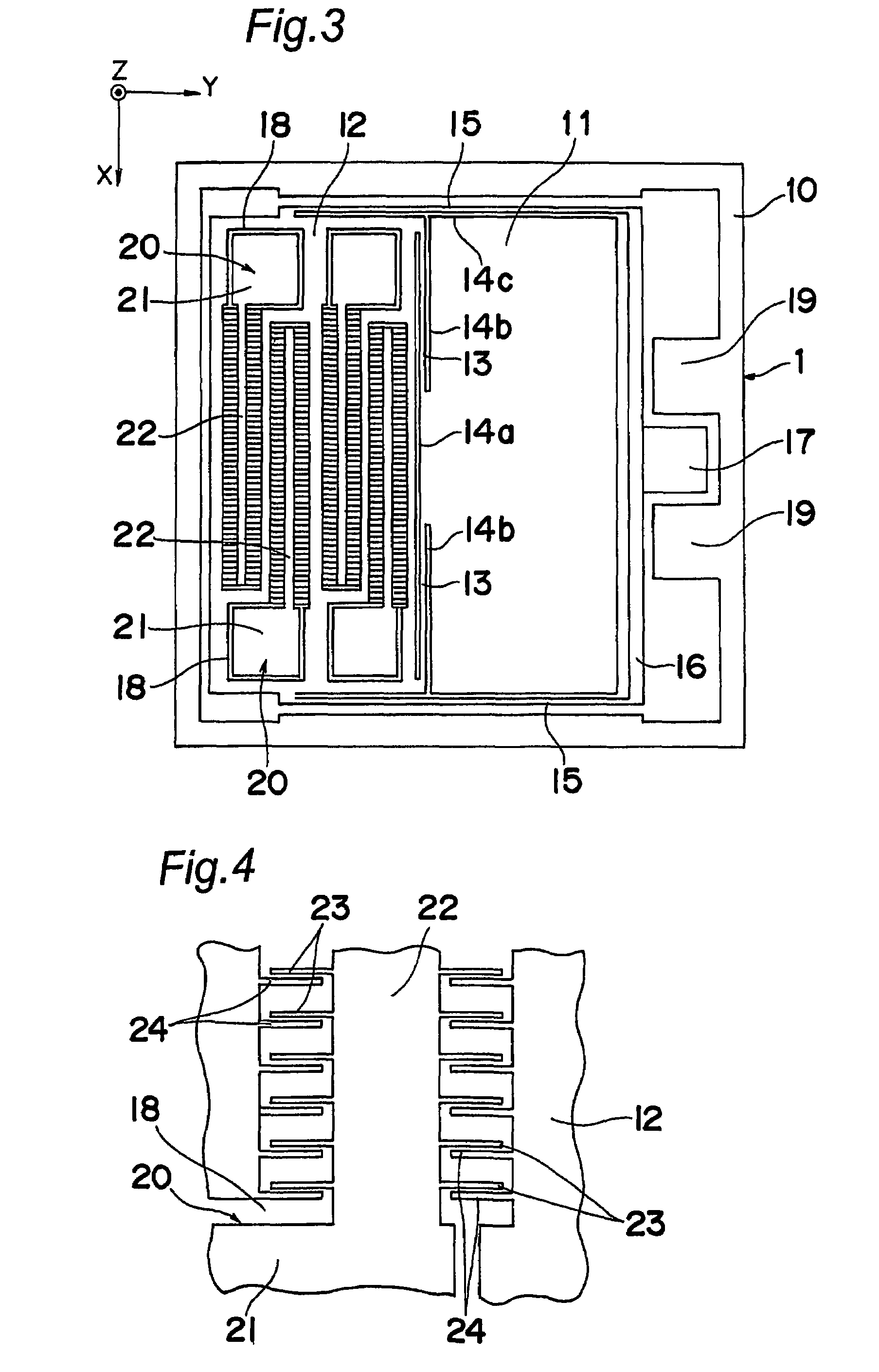 Gyro sensor and sensor apparatus using same