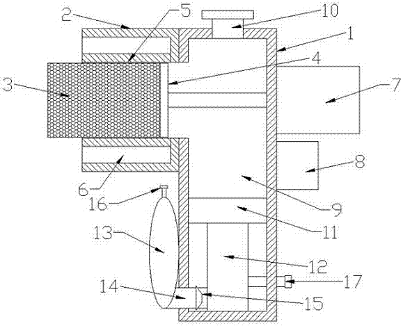 Home appliance cleaning device