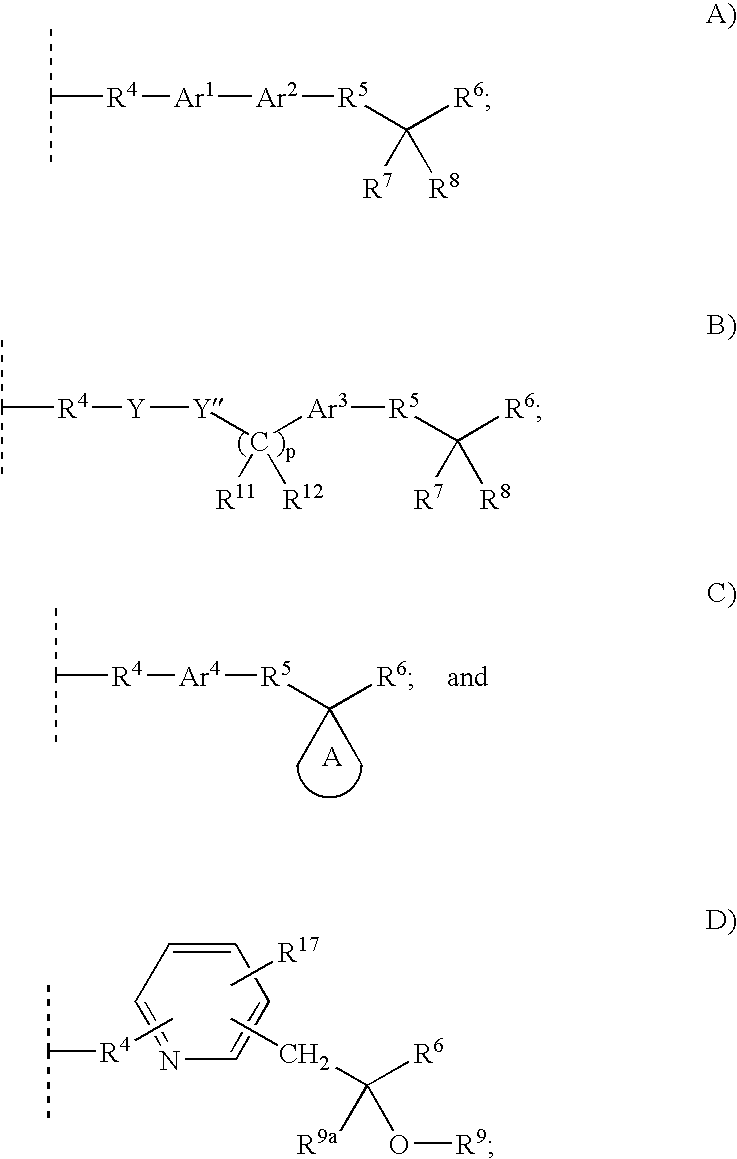 Alpha substituted carboxylic acids