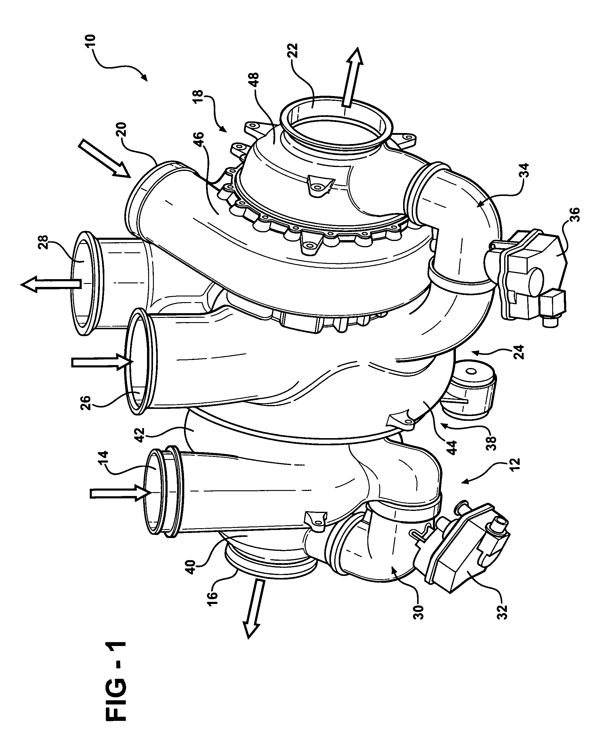 ACM cooling flow path and thrust load design