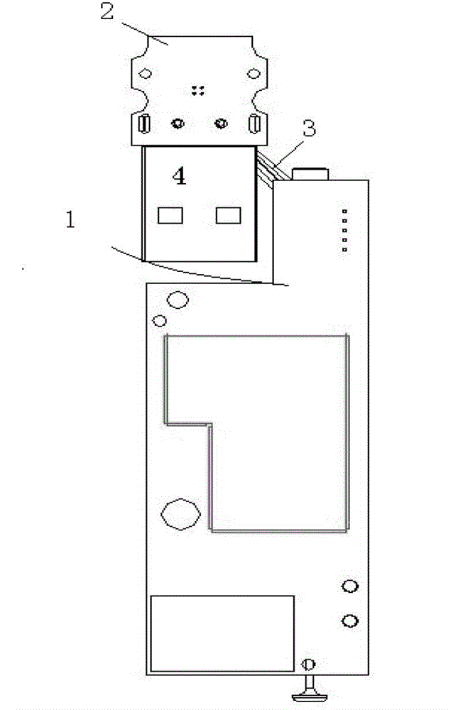 Rotary type universal serial bus (USB) interface of mobile terminal