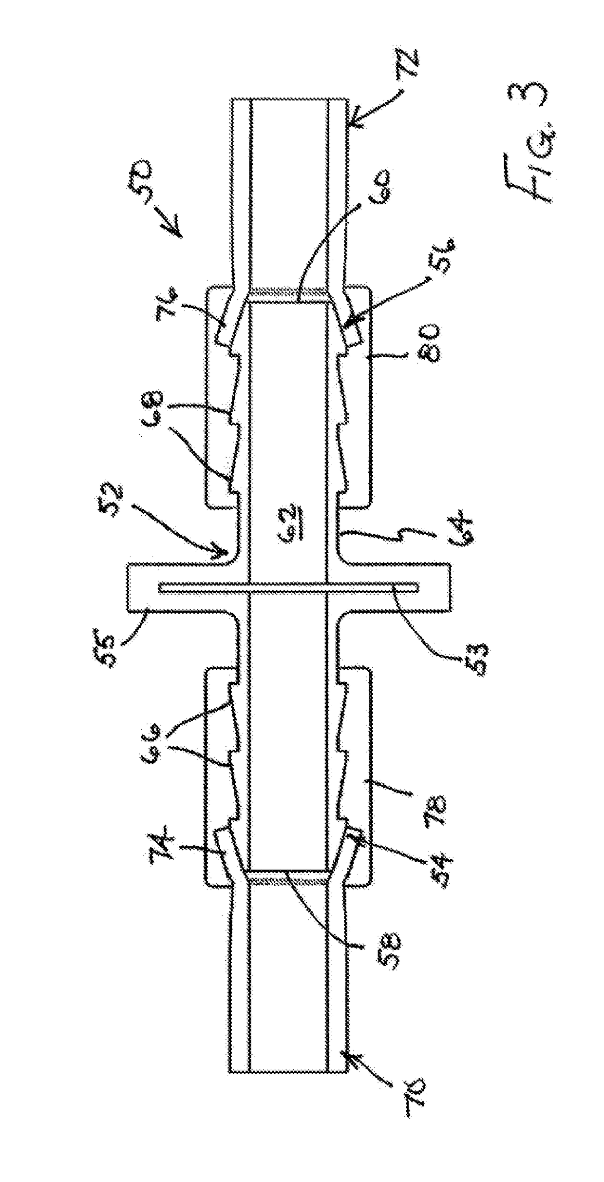 Connector and tubing assembly and method of molding connector and tubing assembly