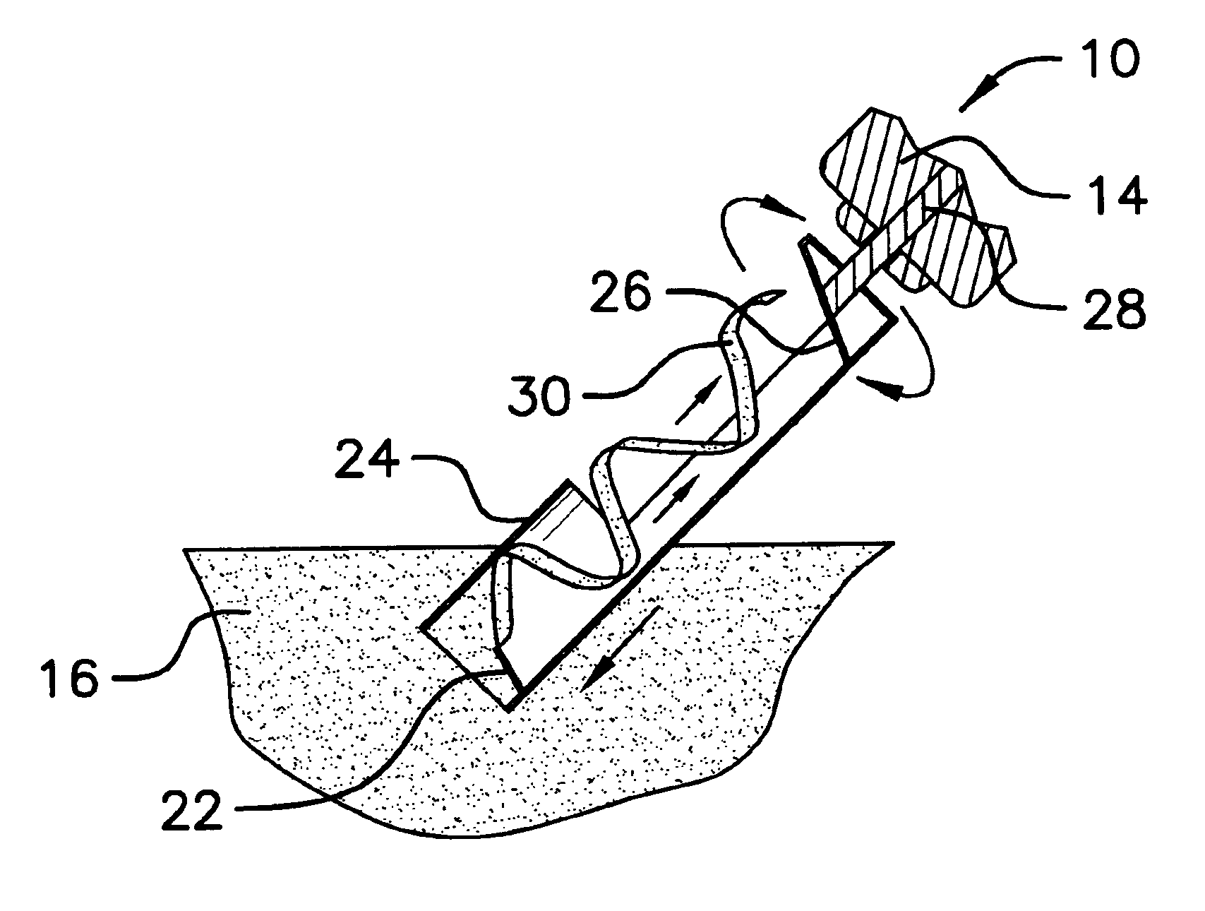 Auger scoop