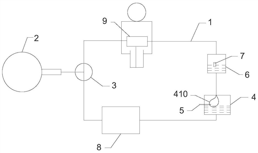 Dredging device for abdominal cavity hyperthermia perfusion pipeline