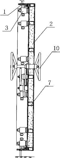 Fireproof pressure-proof watertight/airtight door for ship