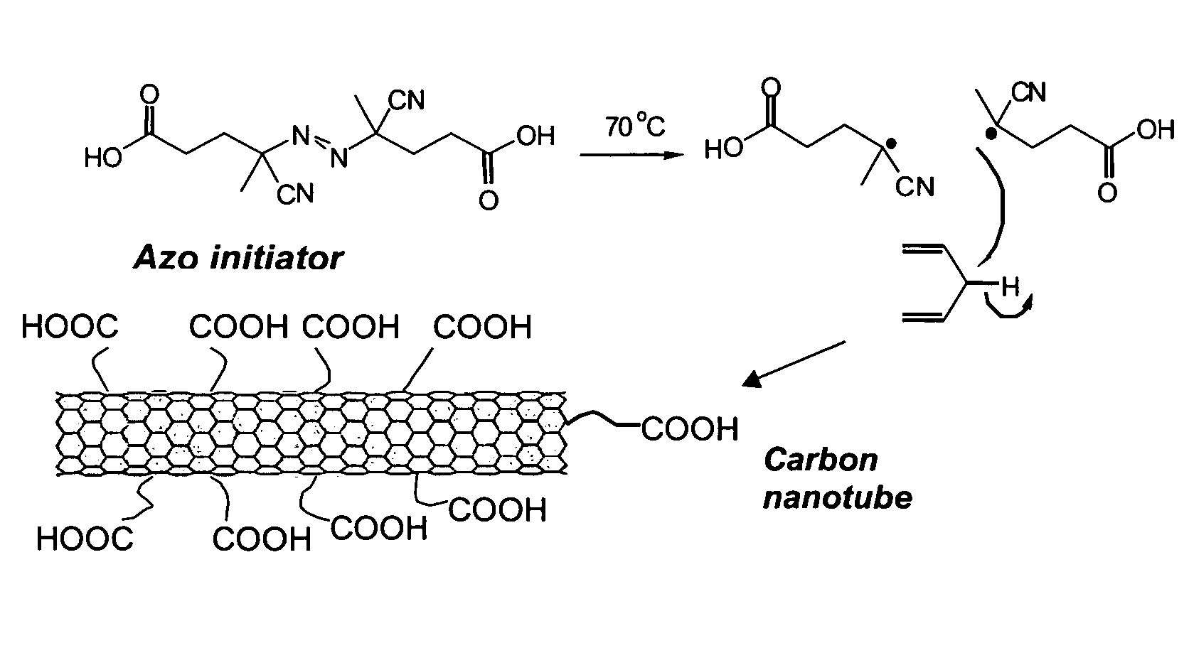 Hair coloring and cosmetic compositions comprising carbon nanotubes