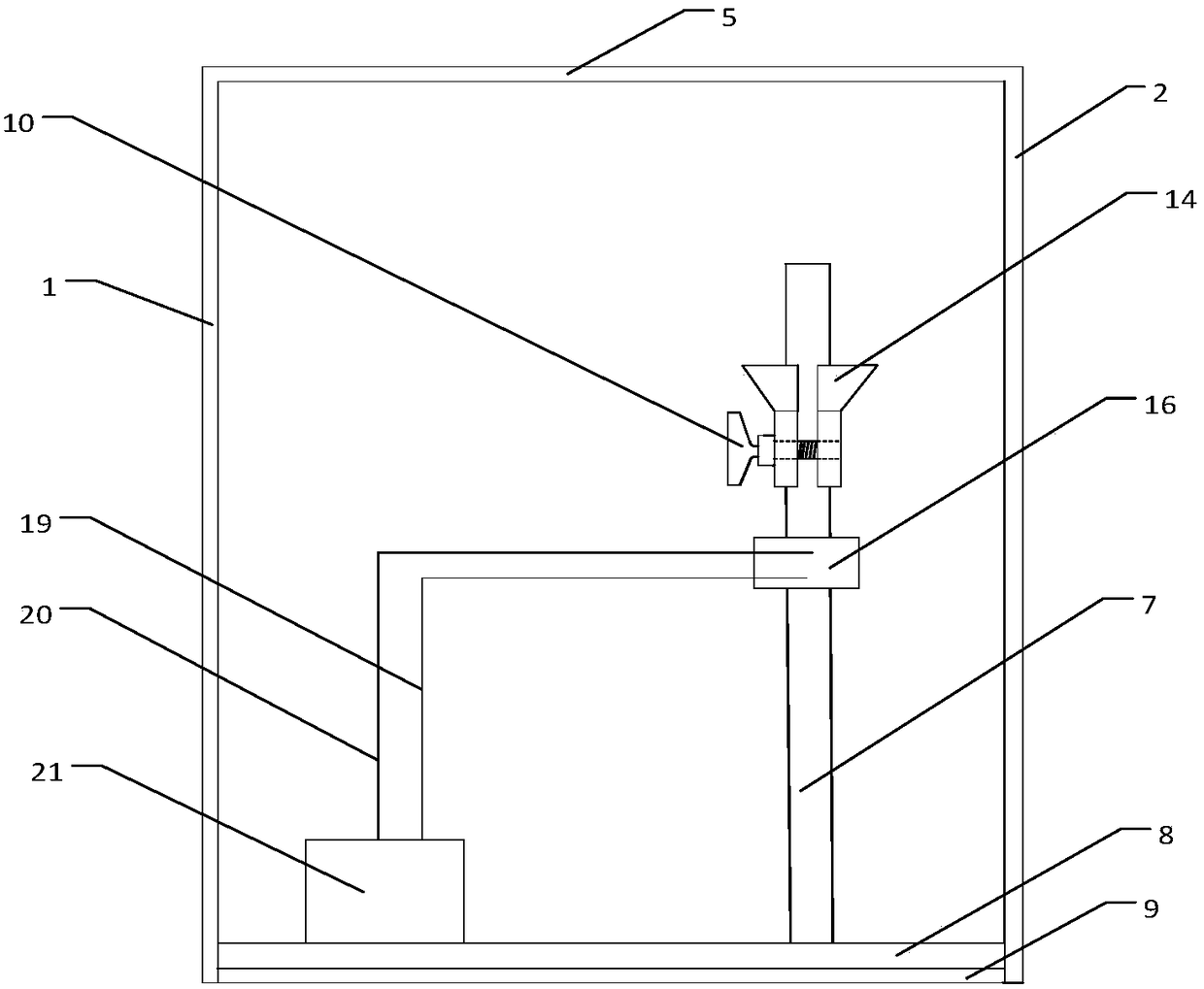 An insect vibration signal detection device