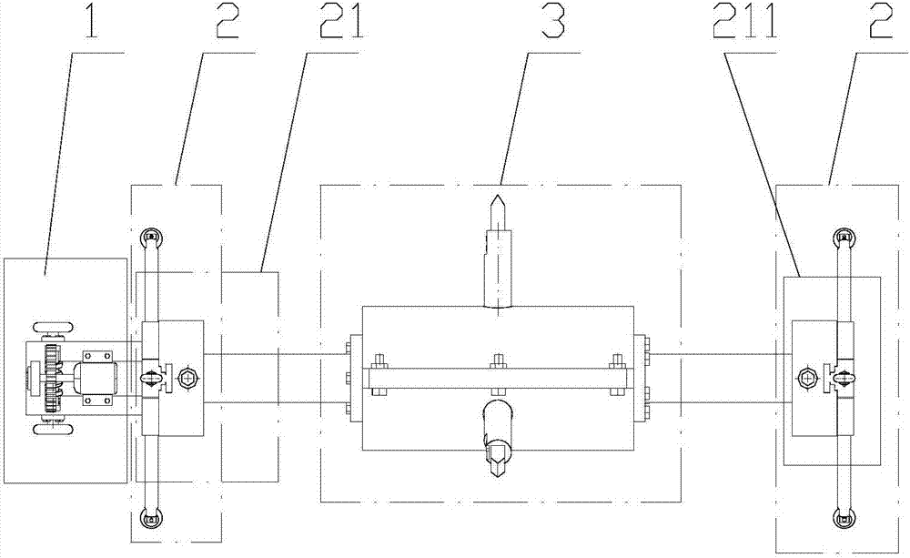 Pipeline inner wall bionic groove surface machining device and machining method thereof