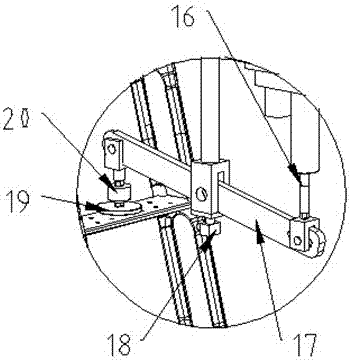 Fatigue life tester of dynamic load of working ladder of military aircraft