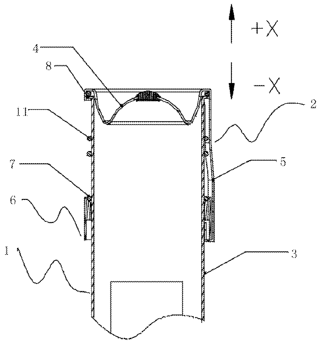 Explosion-venting method for aerosol fire suppression apparatus