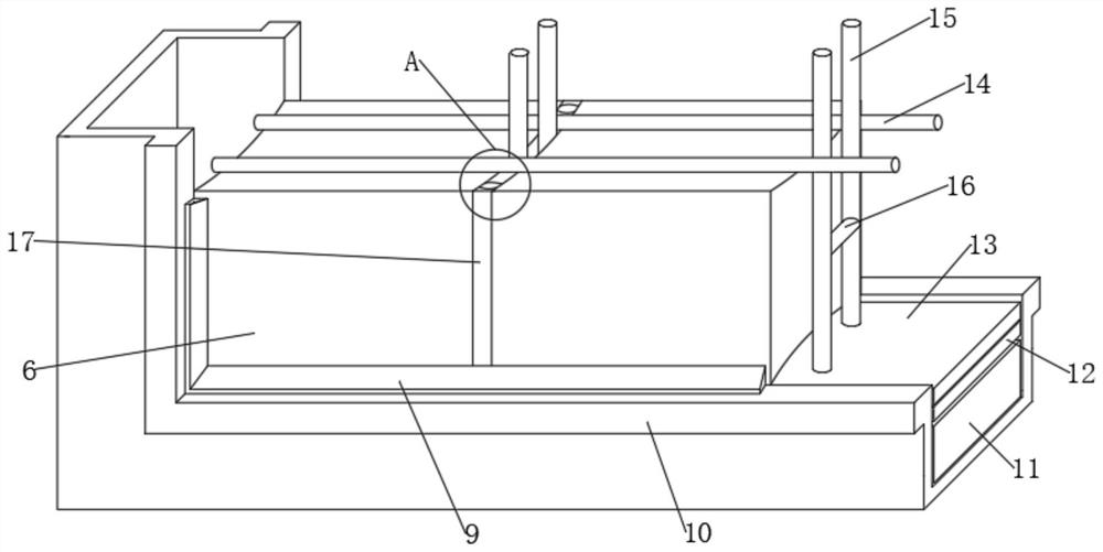 Combined glass brick cylinder partition structure