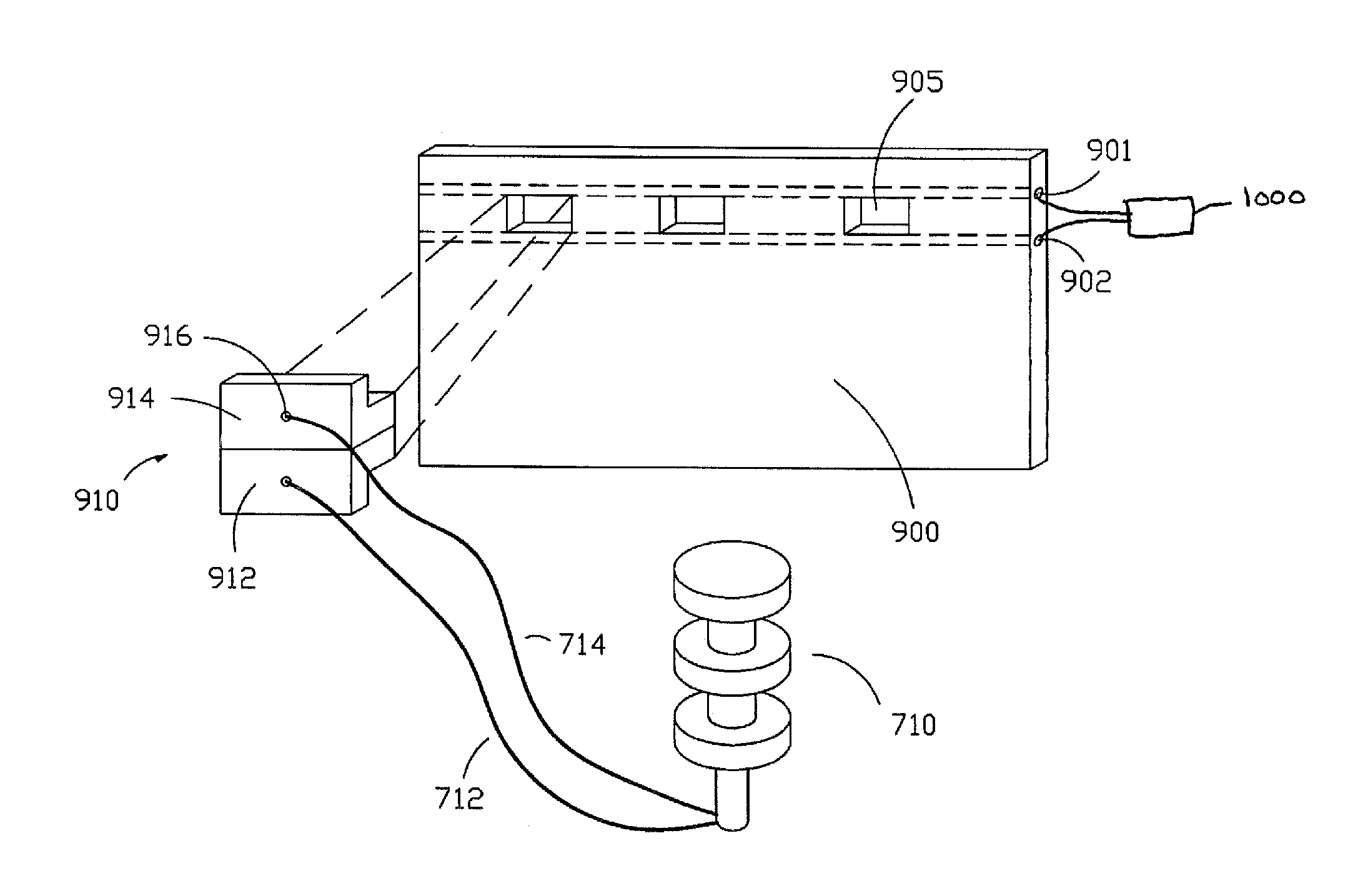 Lawn edging with integral electrical conductor and clip connectors