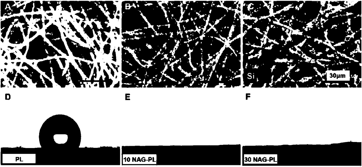 Nanofiber membrane for wound healing and preparation method and application thereof