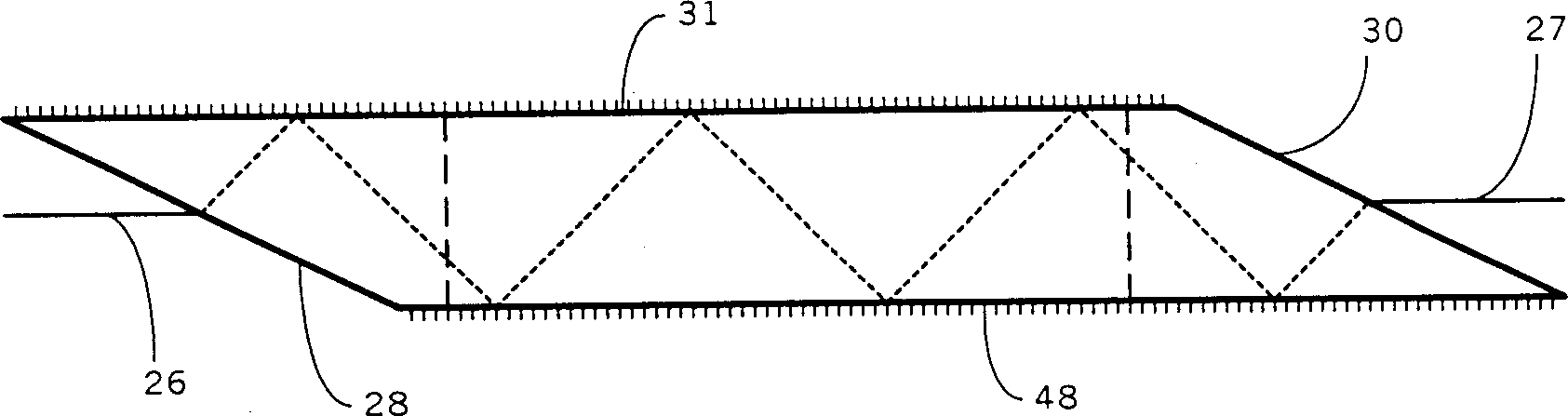 Corner pumping method for plate strip and its solid laser gain module