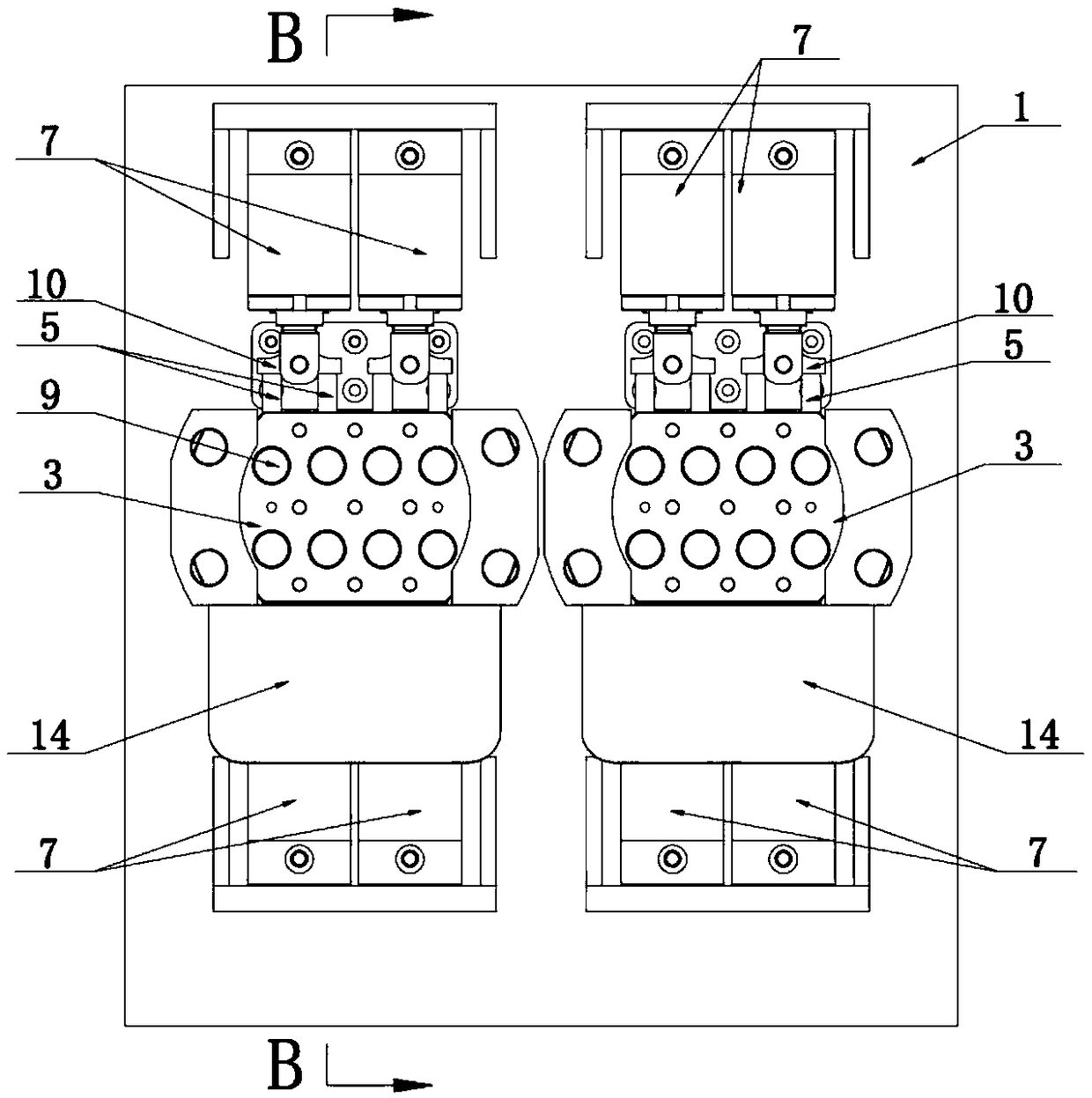 Mechanical extruding machine