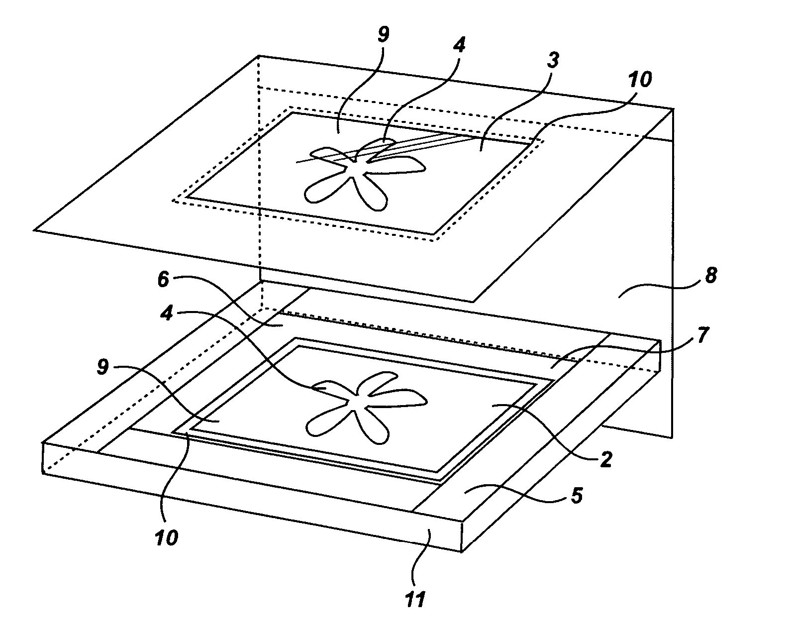 Versatile decorative object, named the Paired Image Print, having a unique visual effect and a method of making said versatile decorative object