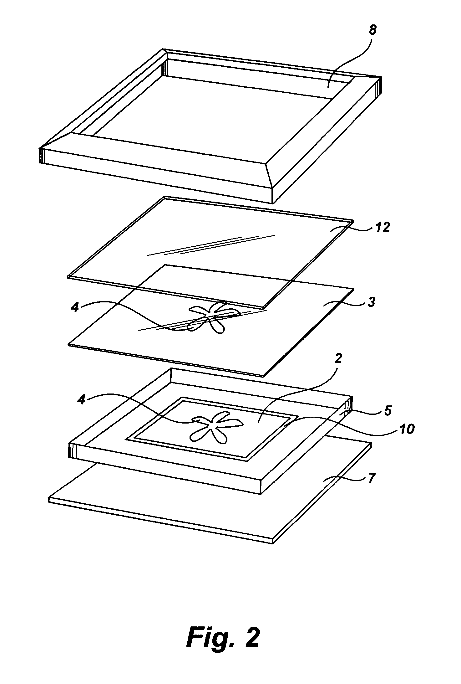 Versatile decorative object, named the Paired Image Print, having a unique visual effect and a method of making said versatile decorative object