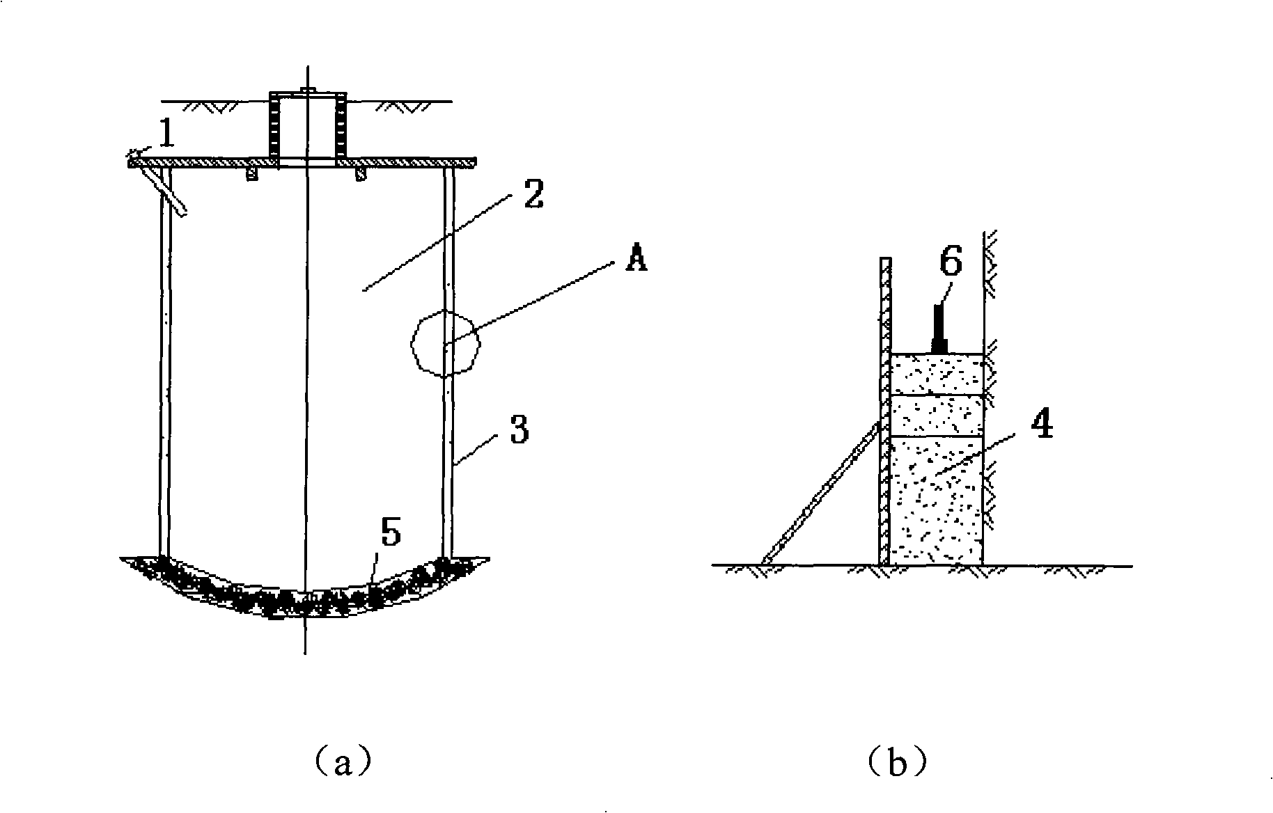 Construction method for building water storage facilities by using soil solidification material