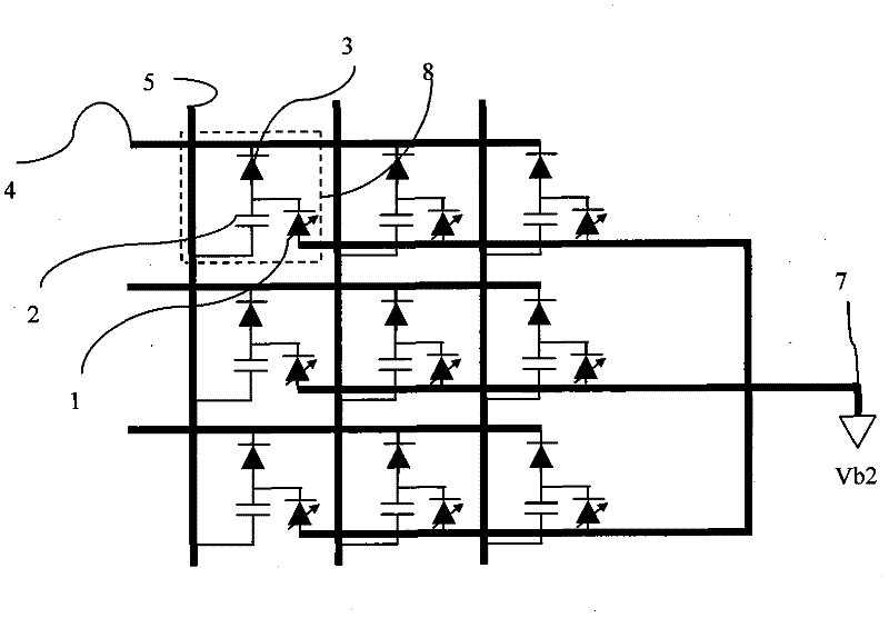 Light-emitting diode (LED) display panel and driving method thereof