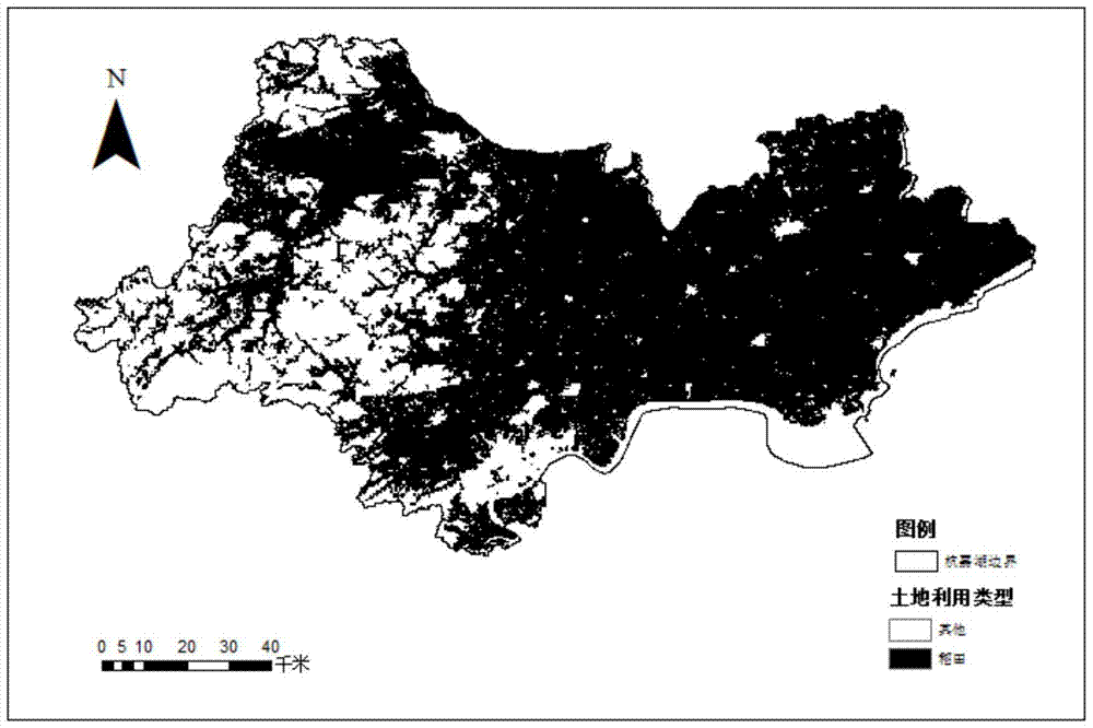 A gis-based method for estimating the load of nitrogen runoff loss in distributed paddy fields