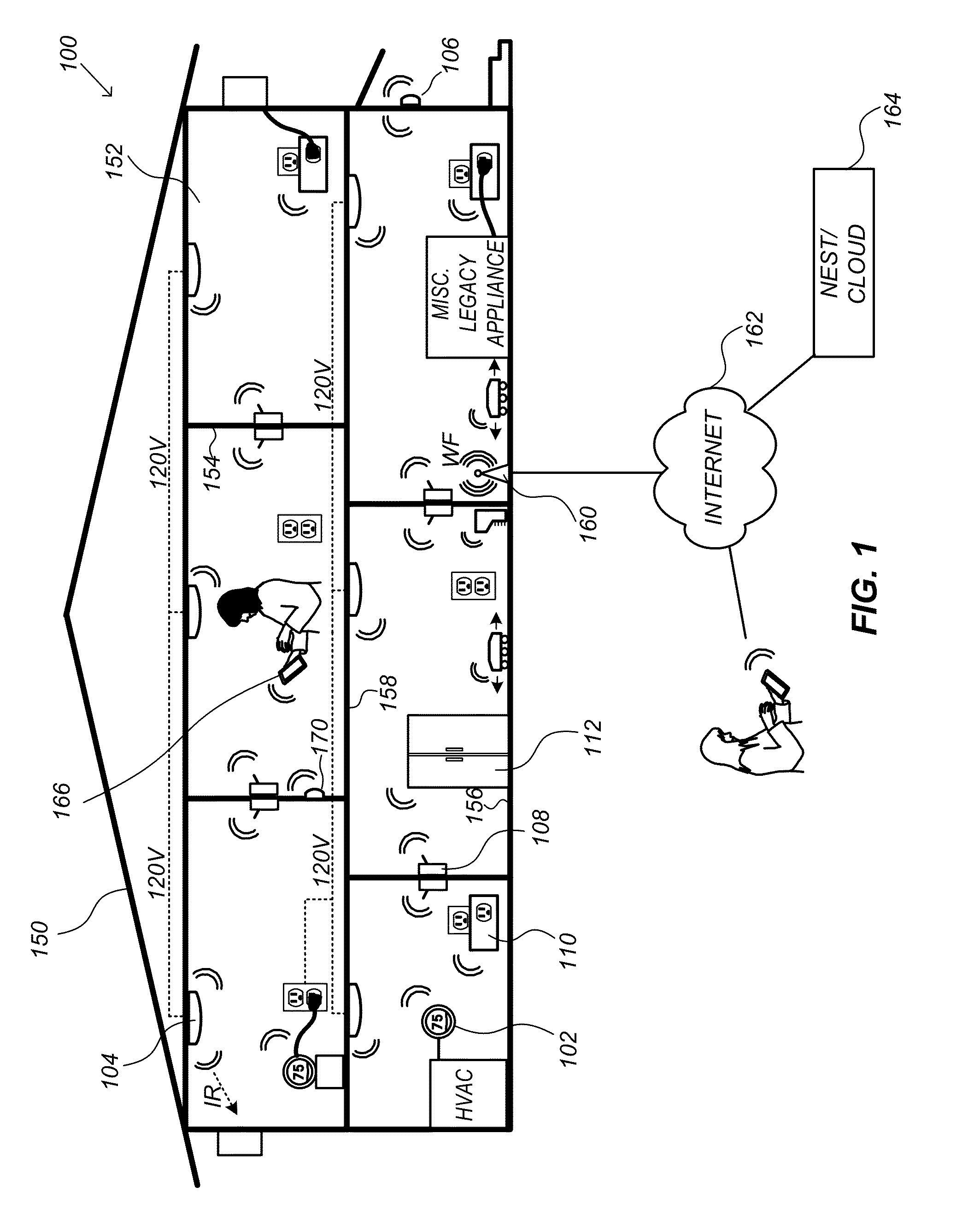 Smart-home hazard detection system providing context-based user notifications