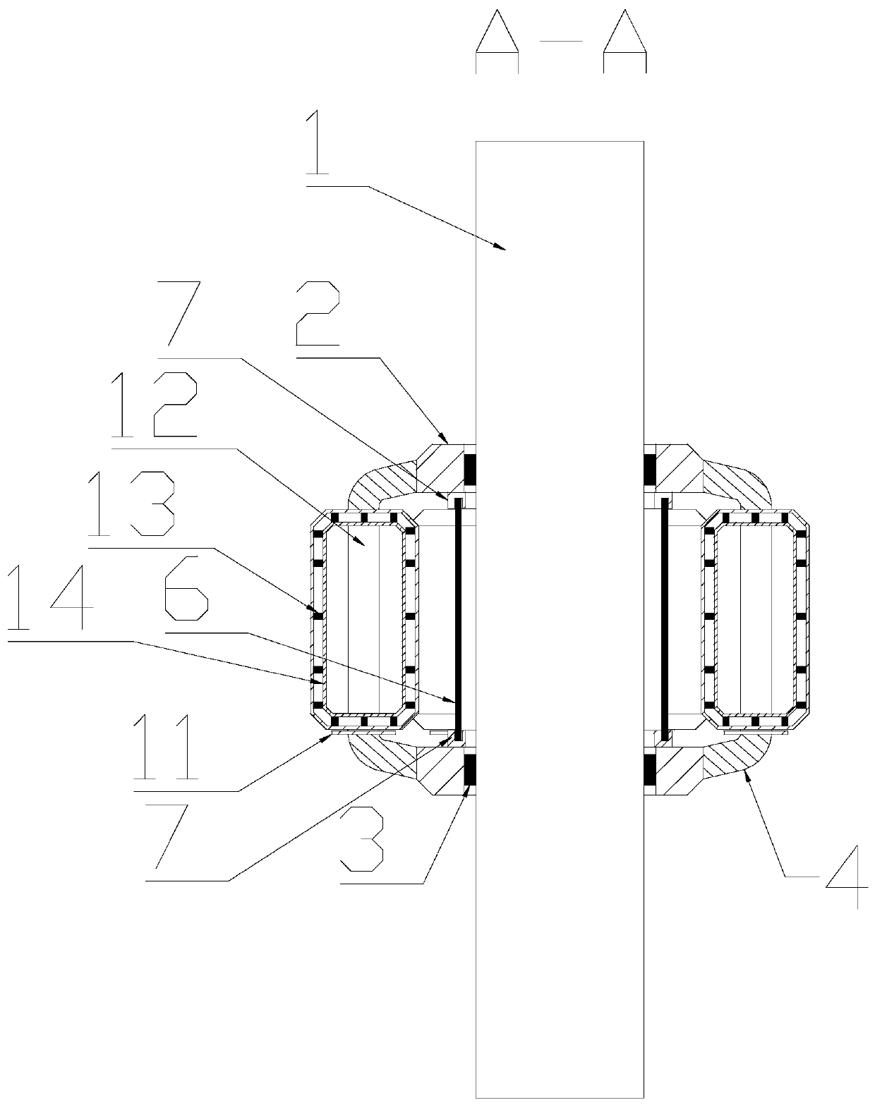 Electric pole anti-collision warning device