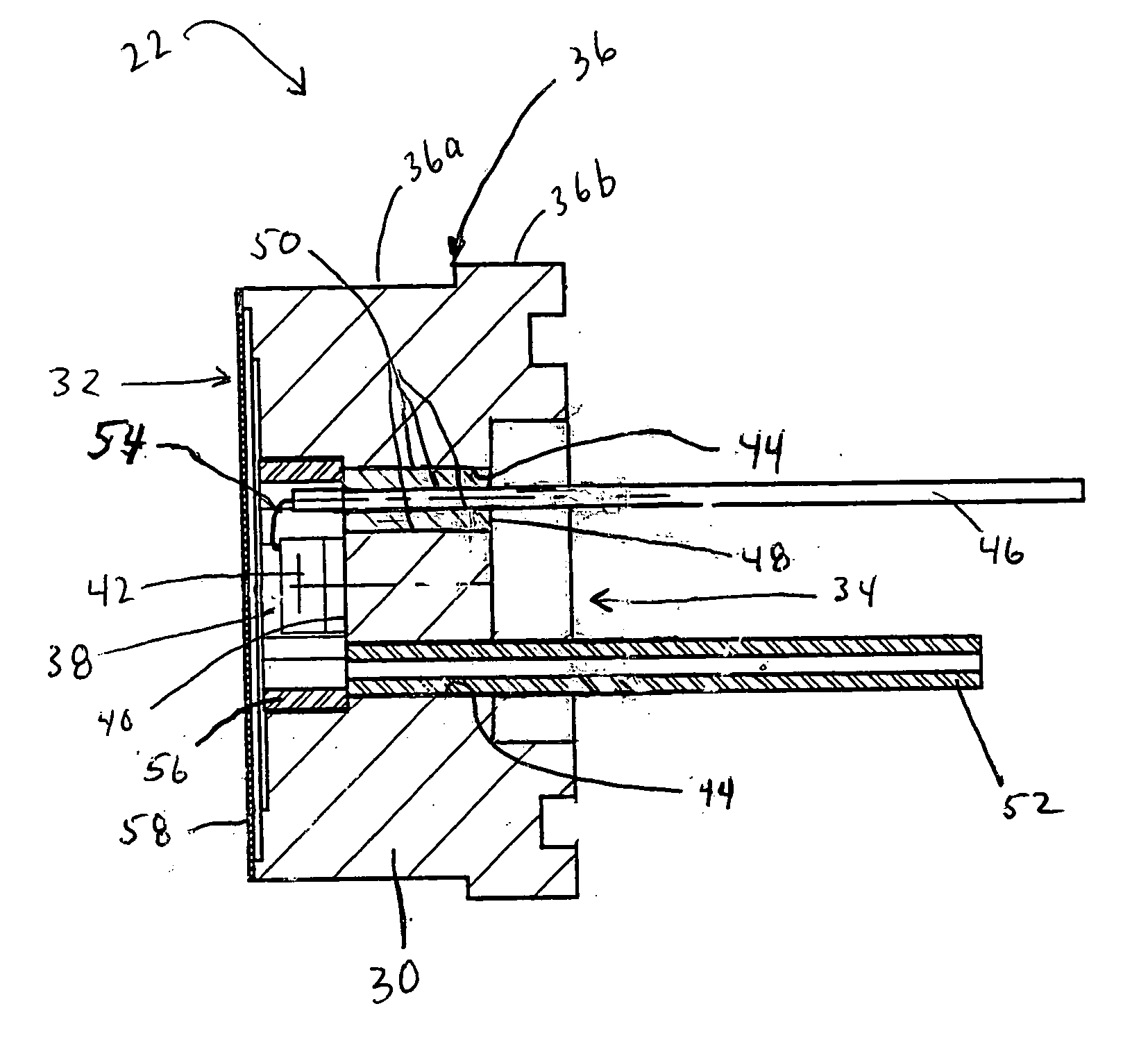 Method of joining a pressure sensor header with an associated transducer element