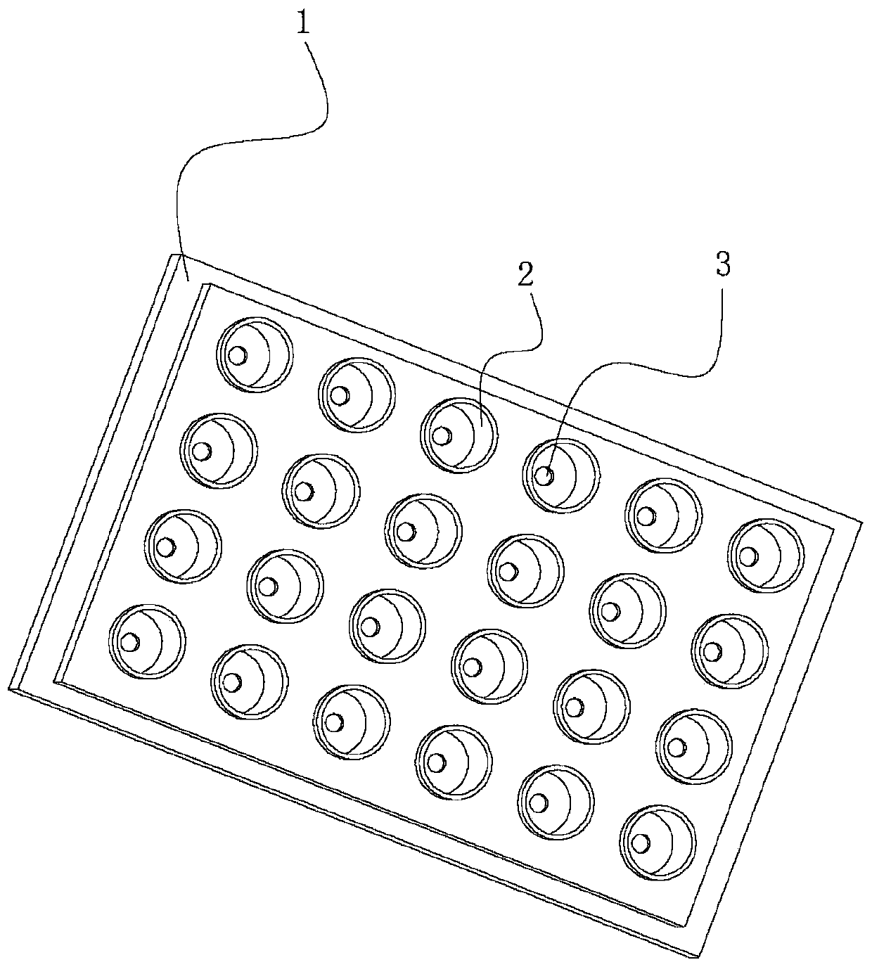 Method for quickly constructing trace peptide base and synthetizing device for realizing method