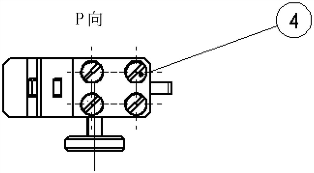 A device for detecting the symmetry of the tenon and groove of a turbine disk