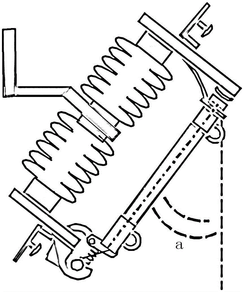 Horizontal drop fuse