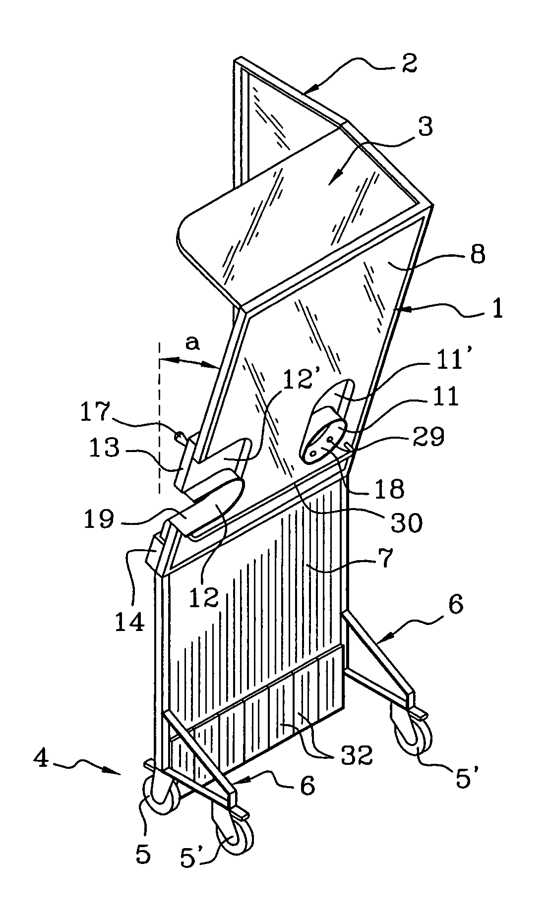 Screen for protection against ionising radiation emissions