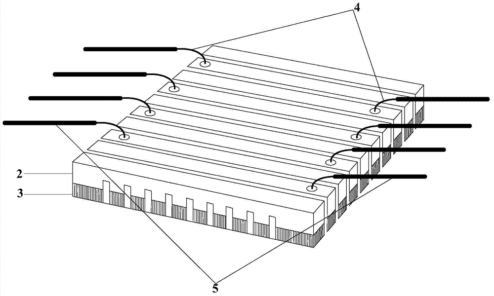 Three-dimensional ultrasonic imaging area array probe wiring method and three-dimensional ultrasonic imaging device