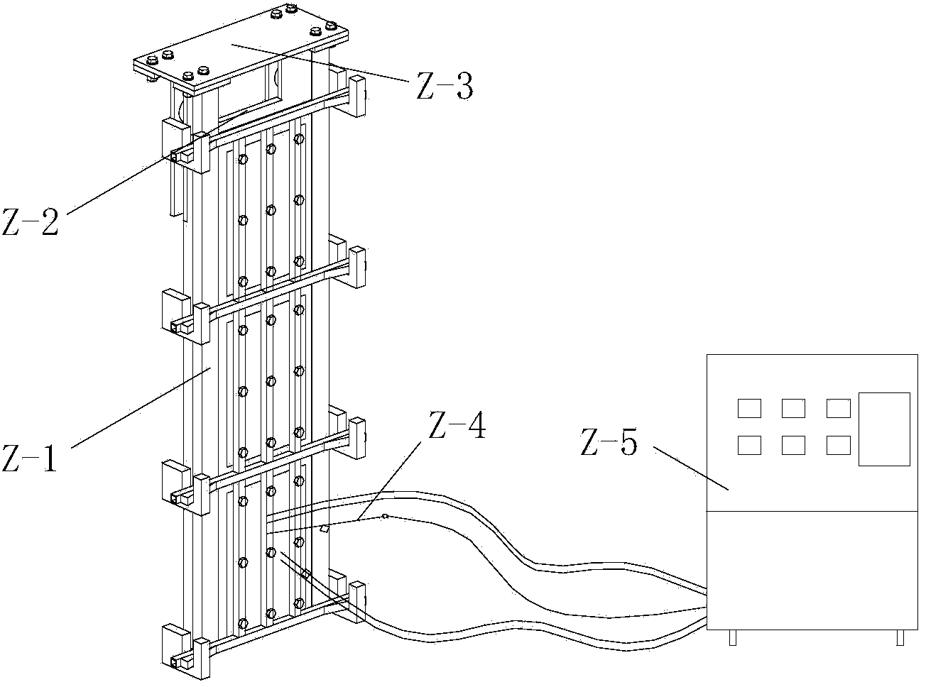 Thermal treatment device of field joint of steel containment of nuclear power plant and thermal treatment method