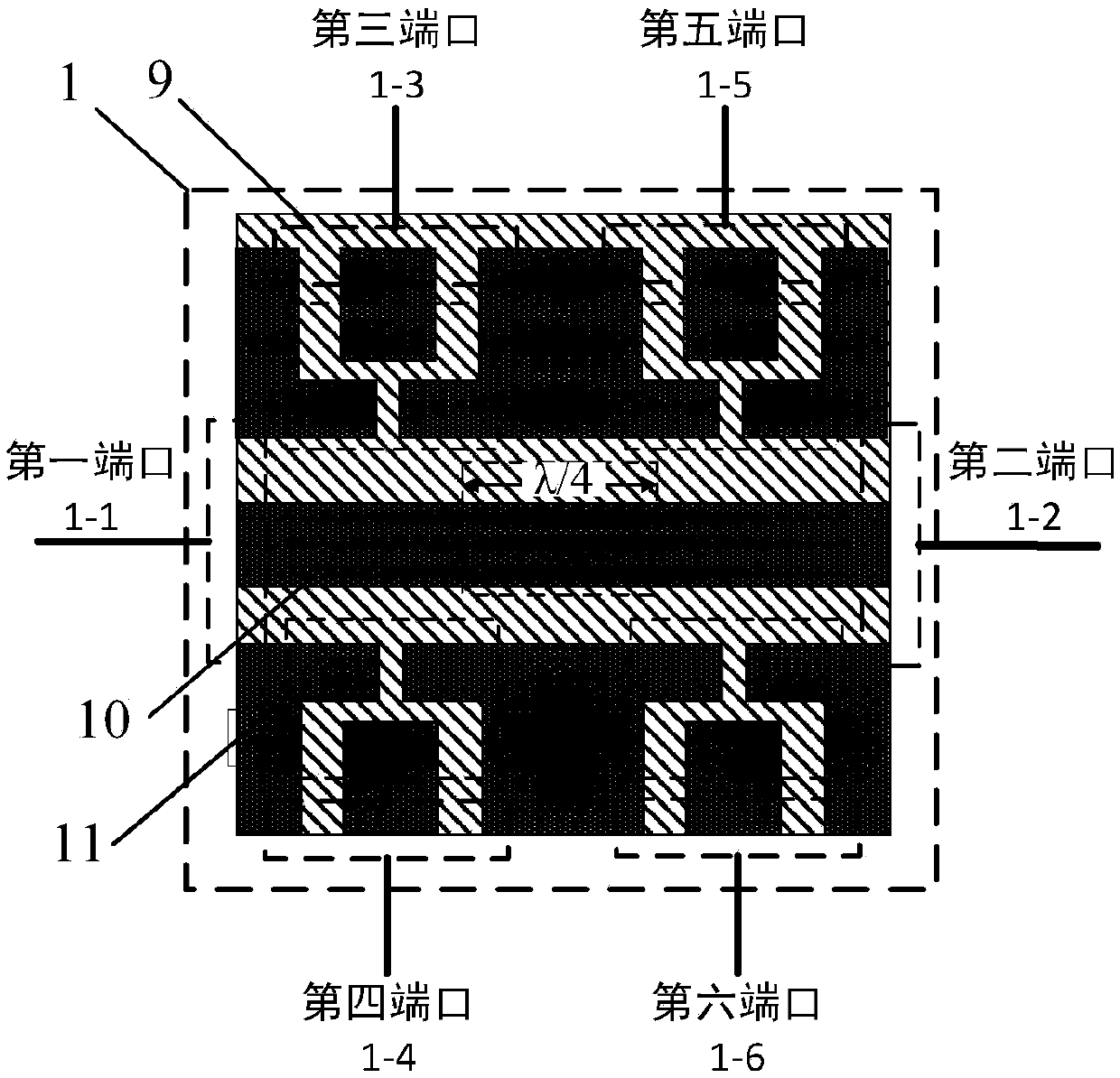 Adaptive radar phase-comparing method slot-coupling direct micro-nano microwave detecting and demodulating system