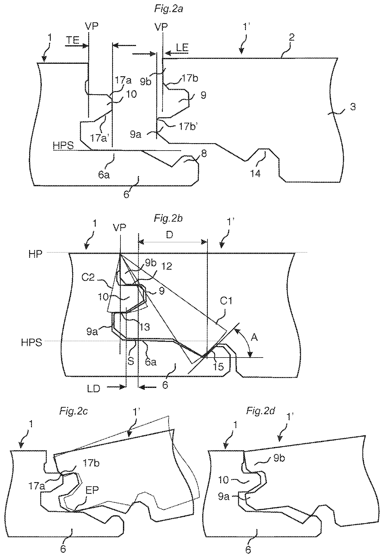 Mechanical locking system for floorboards