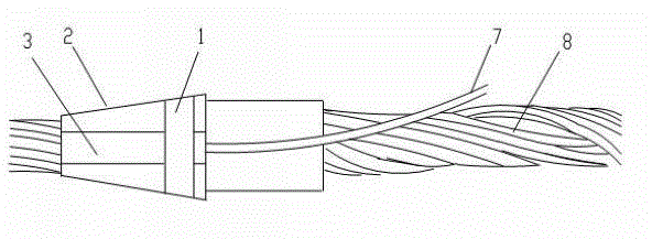 Pre-twisted wire installation clamp