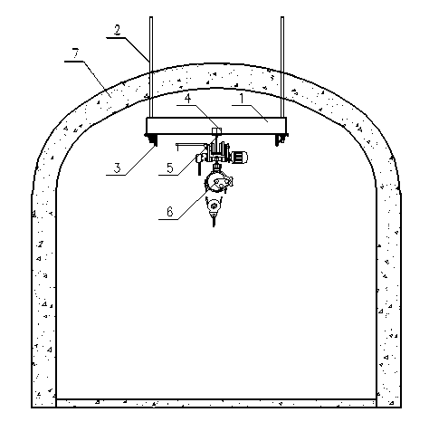 Lifting device suitable for underground ally and chamber