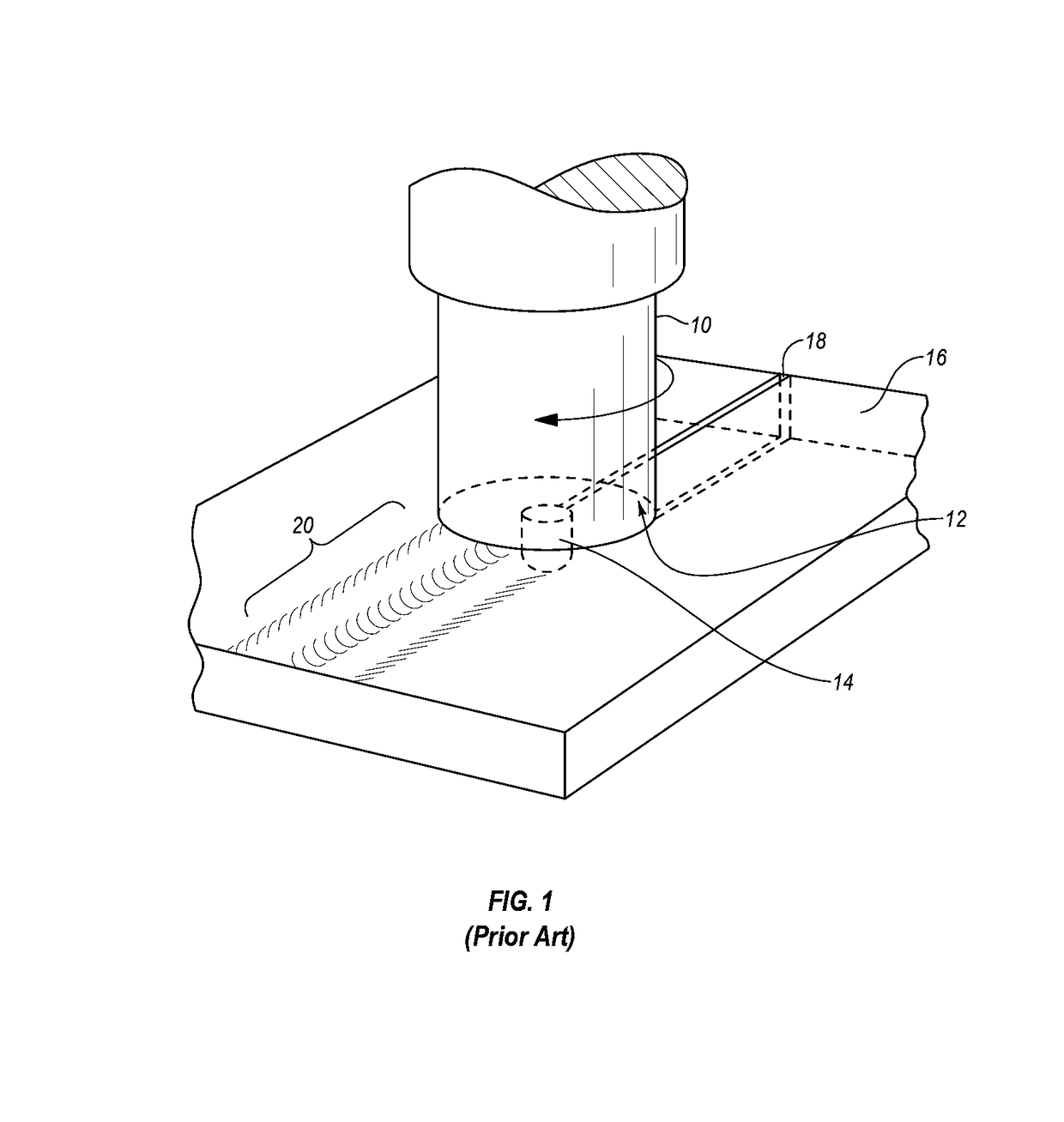 Mechanical flow joining of high melting temperature materials