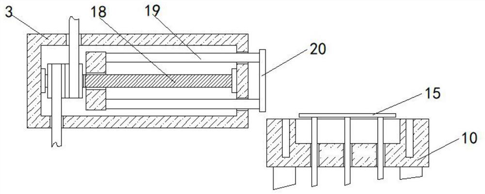 Metal material compression molding equipment